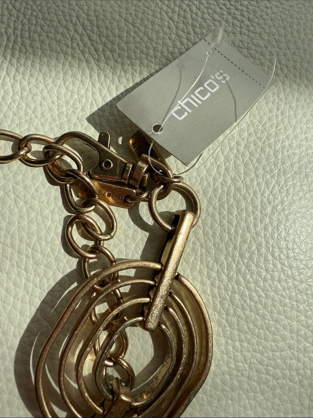 Chico's Gold-Tone Concentric Link Belt